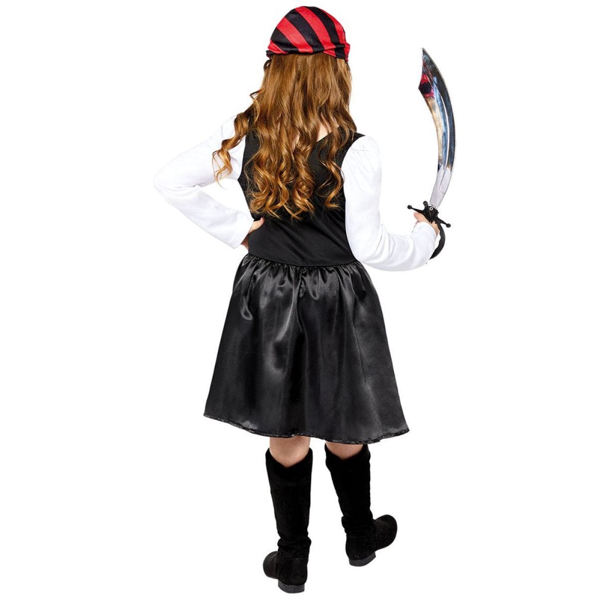 Recycled Pirate Girl - Toddler and Child Costume