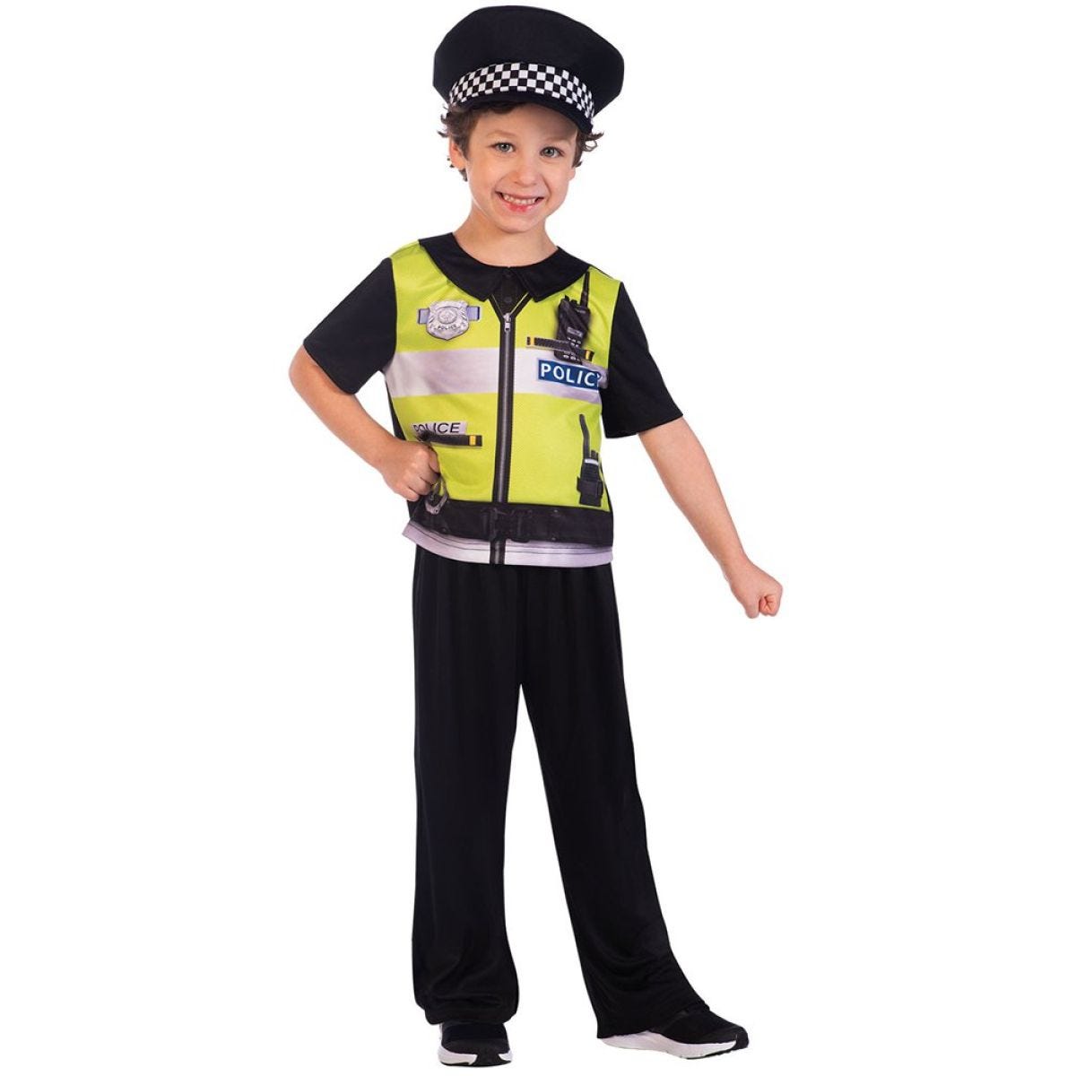 Recycled Police Officer Boy - Toddler and Child Costume