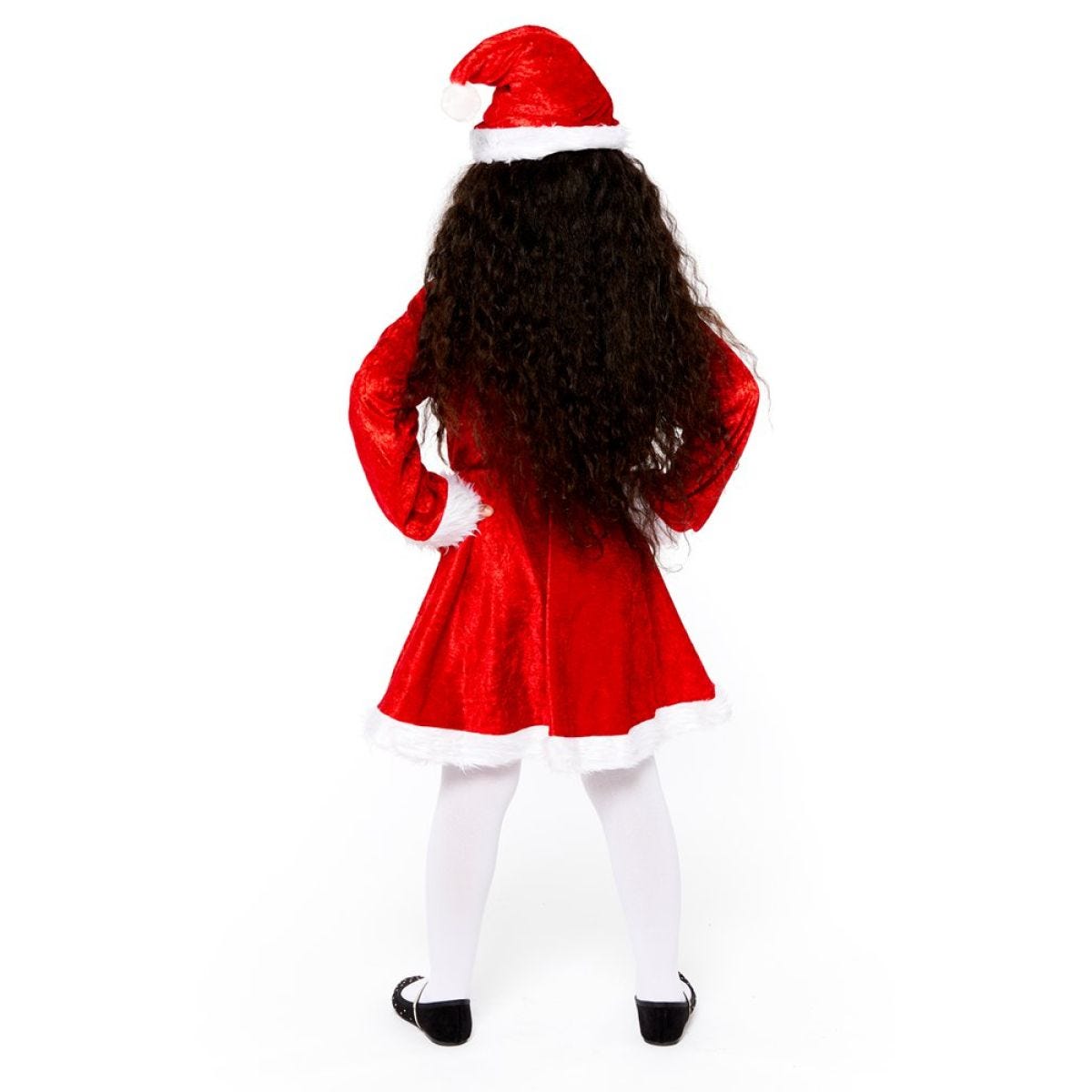 Plush Miss Santa Dress - Child Costume