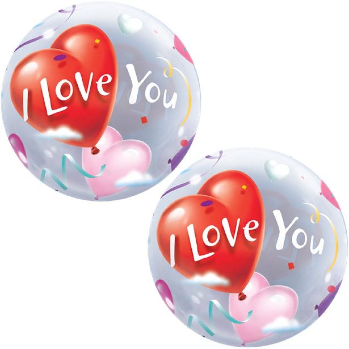 &apos;I Love You&apos; Valentine&apos;s Bubble Balloon - 22"