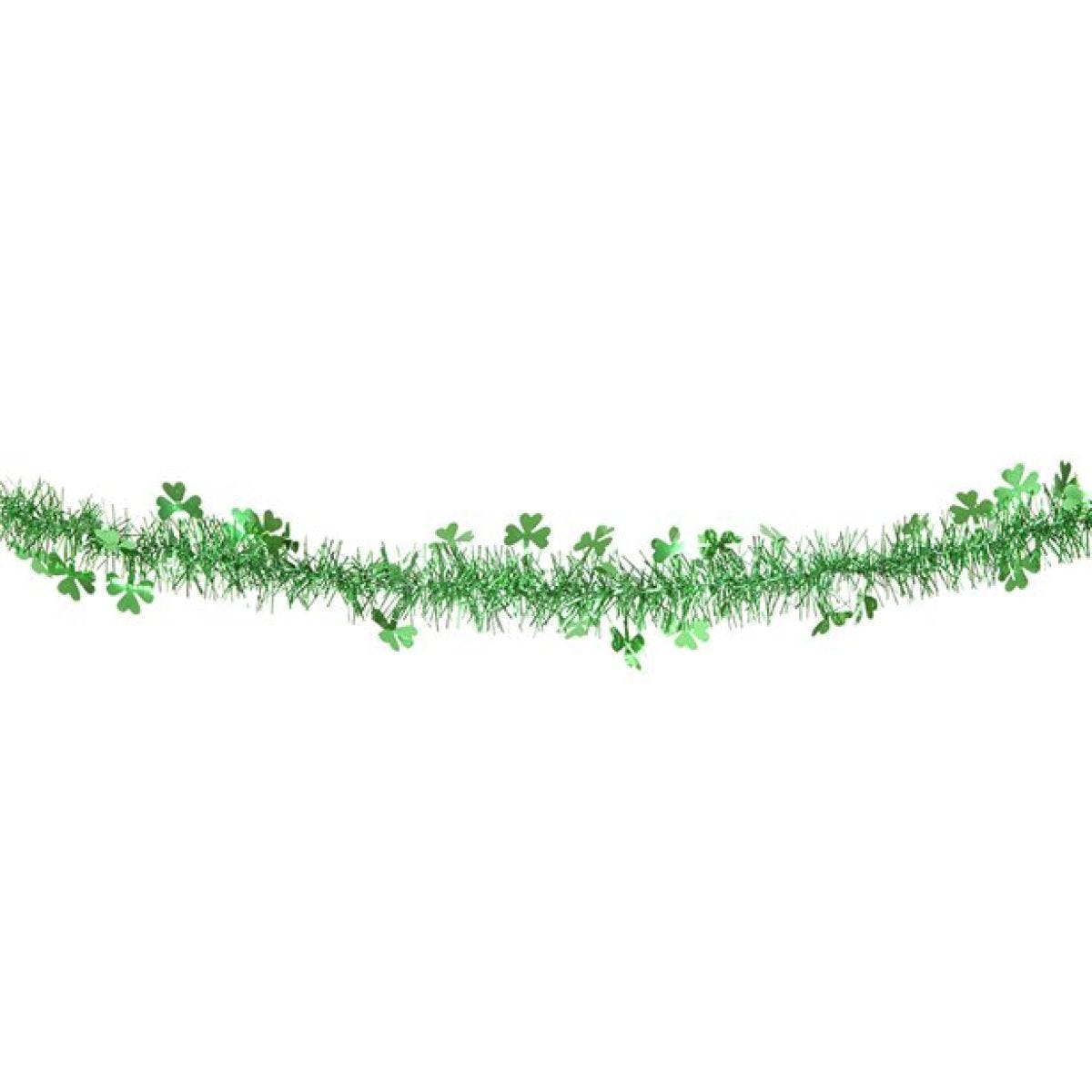 St Patrick&apos;s Day Tinsel Garland - 2m