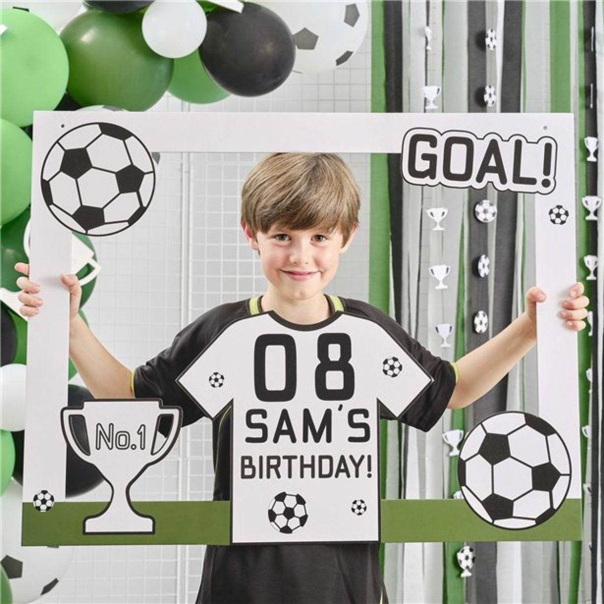 Customisable Football Photobooth Frame