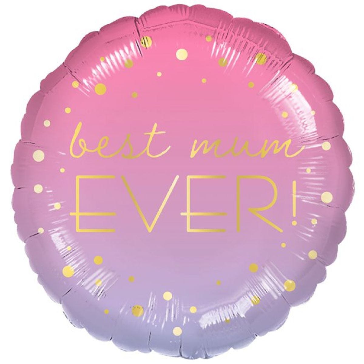 Ombre Best Mum Ever Foil Balloon - 18"