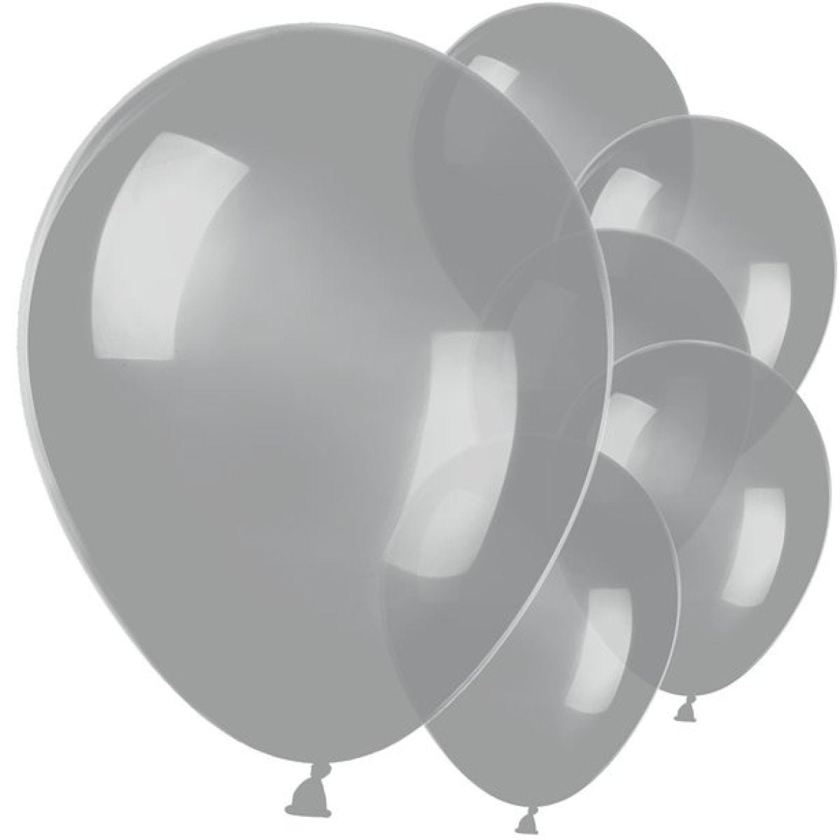 Silver Balloons - 11" Latex