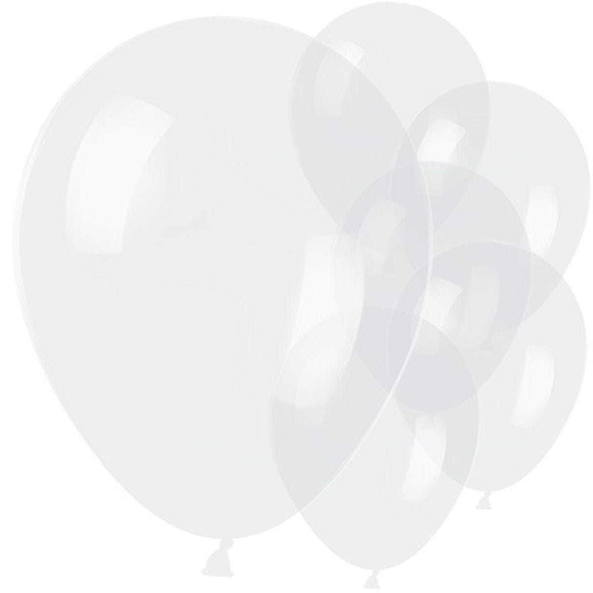Clear Balloons - 11" Latex