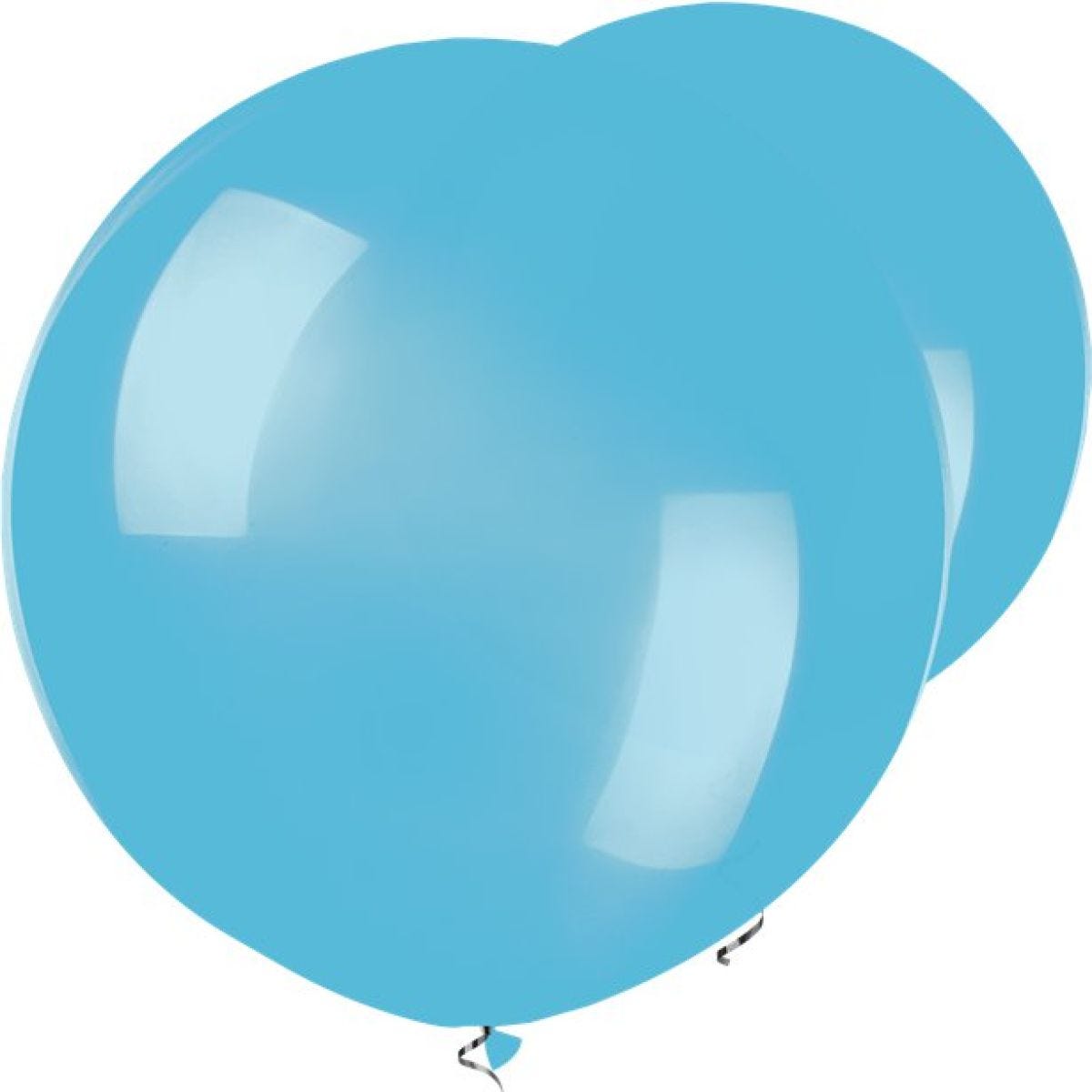 Turquoise Balloons - 17" Latex
