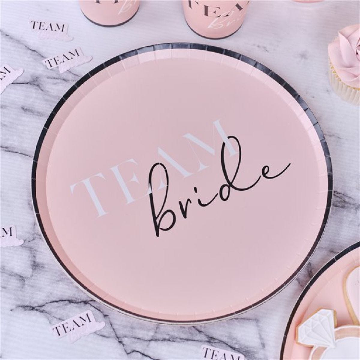 Future Mrs Team Bride Paper Plates - 25cm