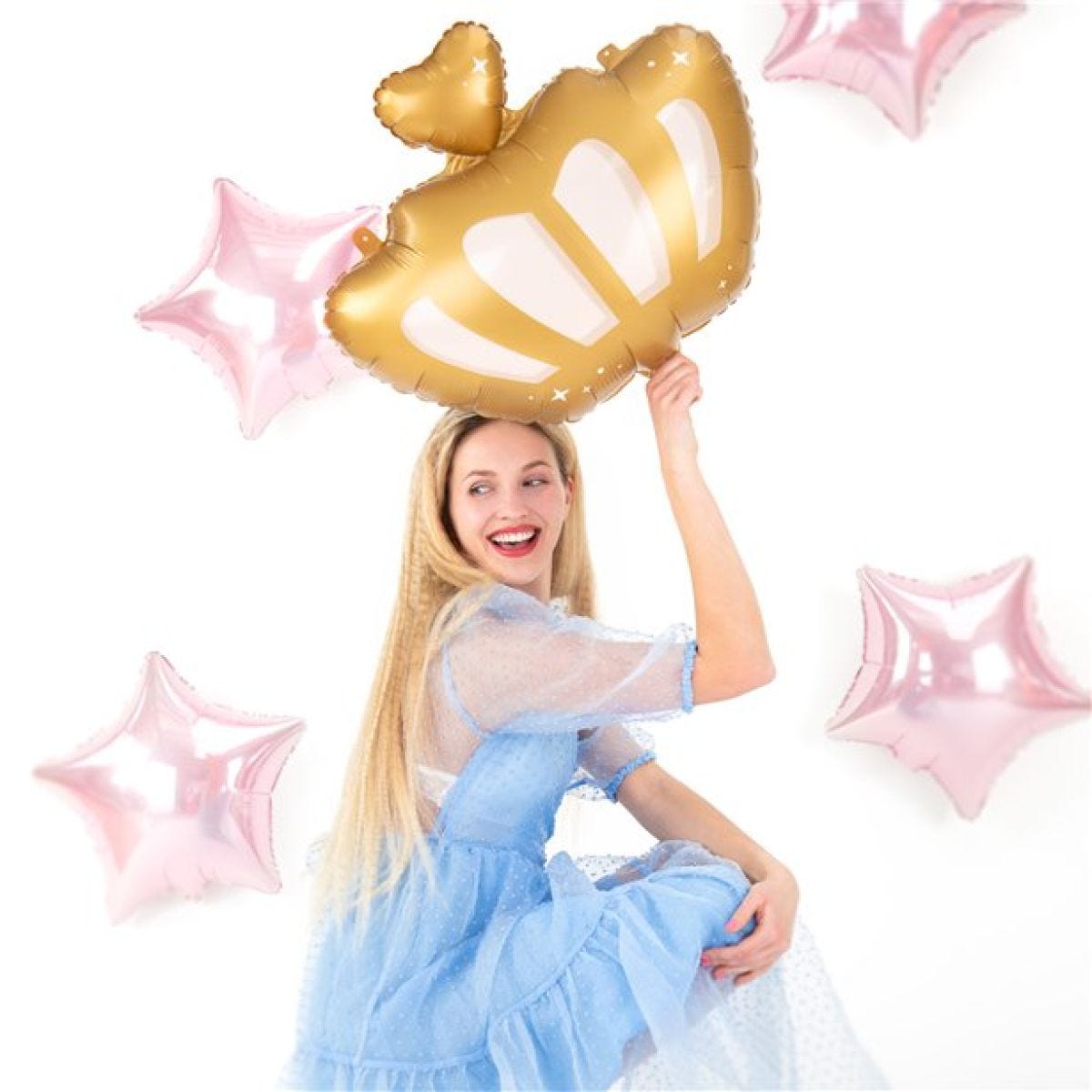 Gold Crown Balloon - 20" Foil
