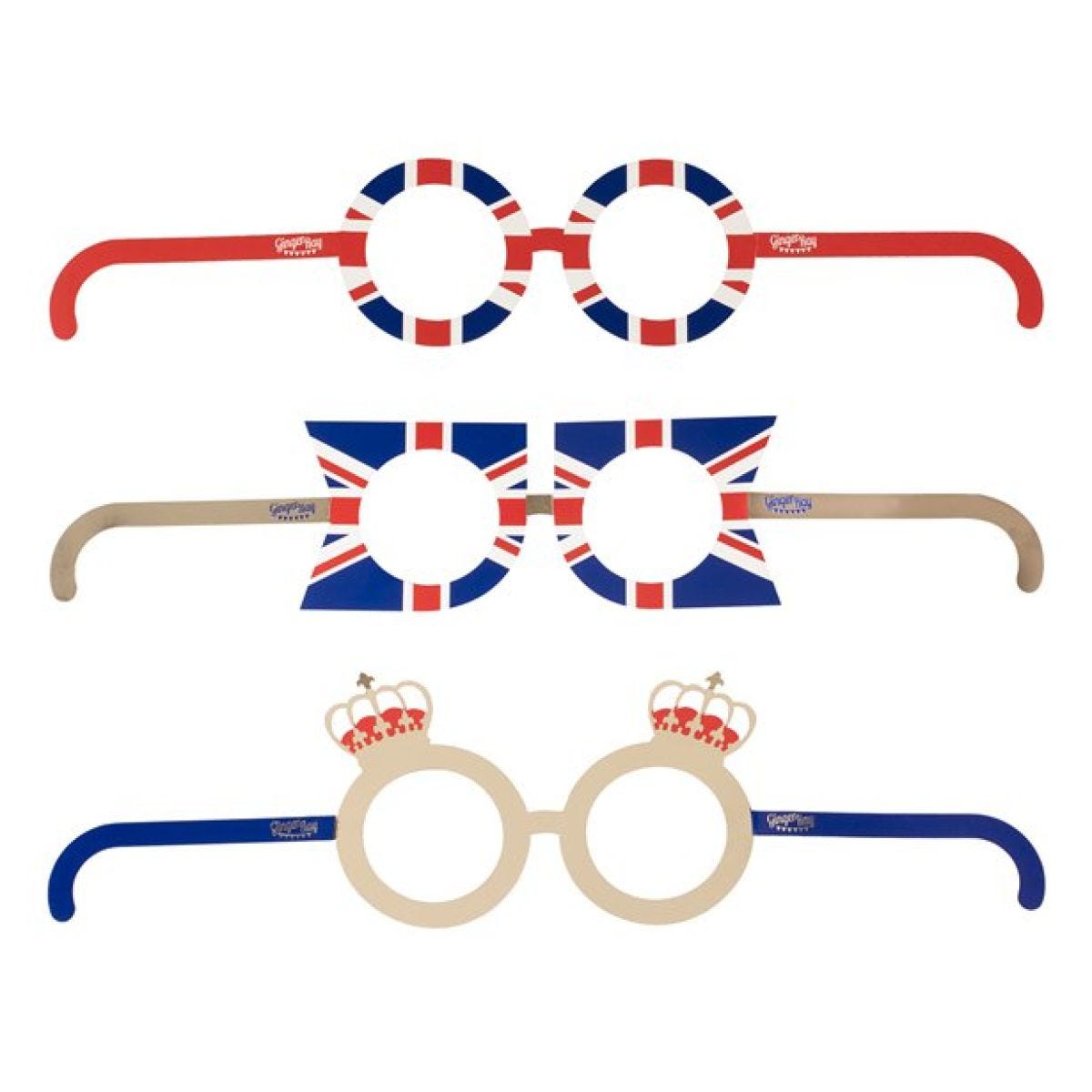 Royal Customisable Paper Glasses
