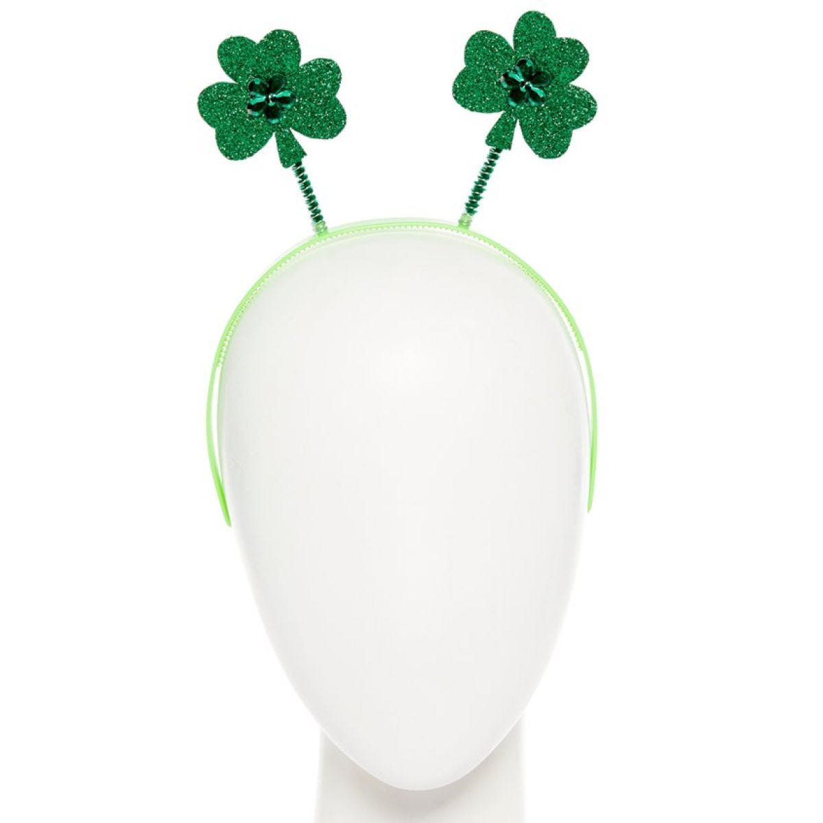 St Patrick&apos;s Day Glitter Shamrock Headband