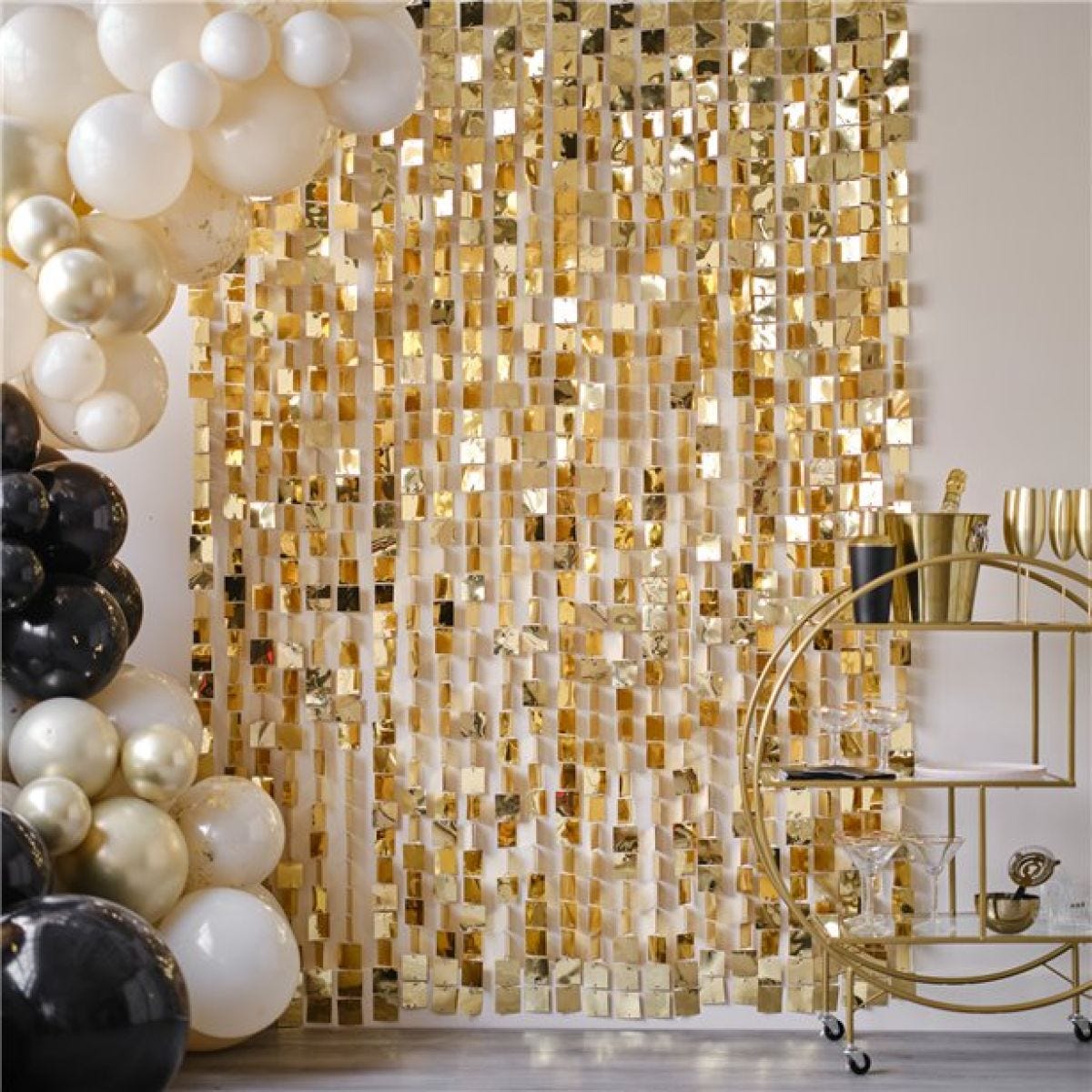 Gold Sequin Wall Backdrop