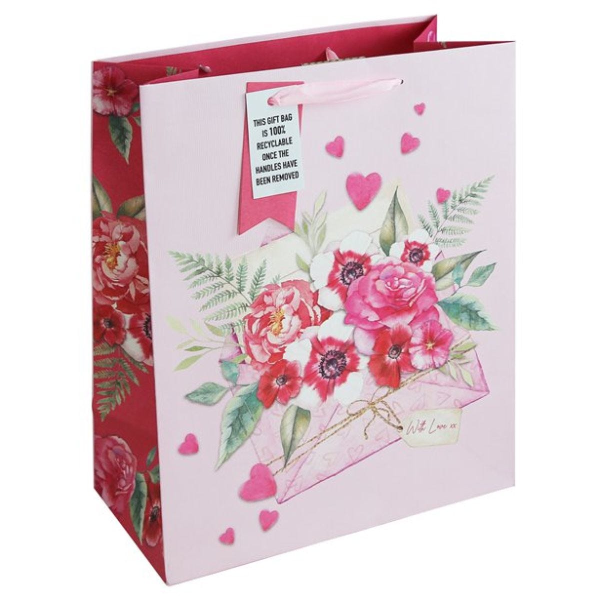 Love Letter Large Gift Bag - 26.5cm x 33xm