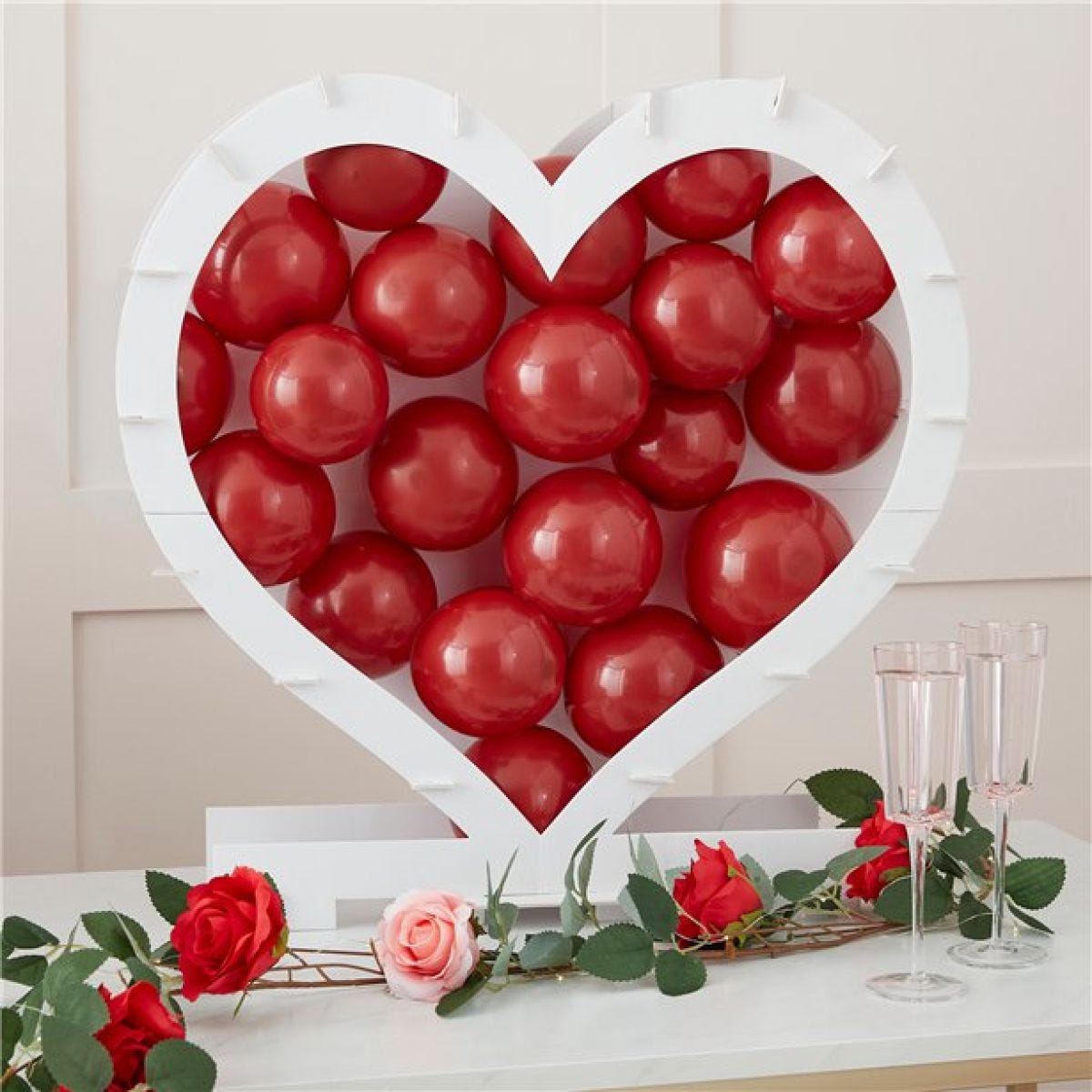 Balloon Mosaic Heart Stand - 60cm