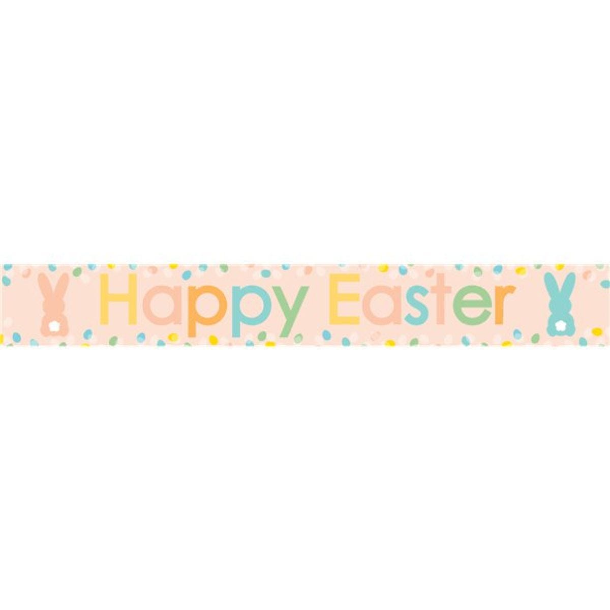 Happy Easter Eggcited Paper Banners - 1m