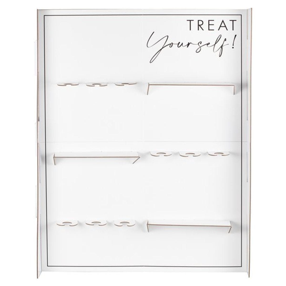 Contemporary Wedding Treat & Drinks Card Stand