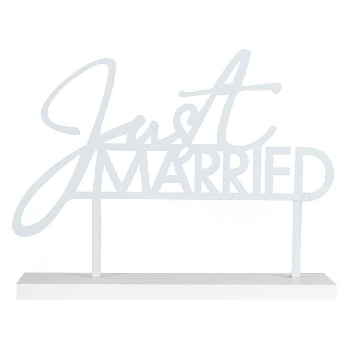 Contemporary Wedding Mr & Mrs Metal Table Sign