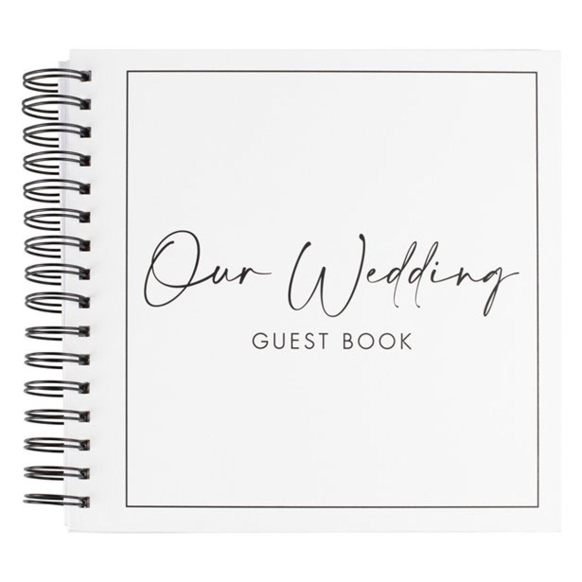 Contemporary Wedding Guest Book