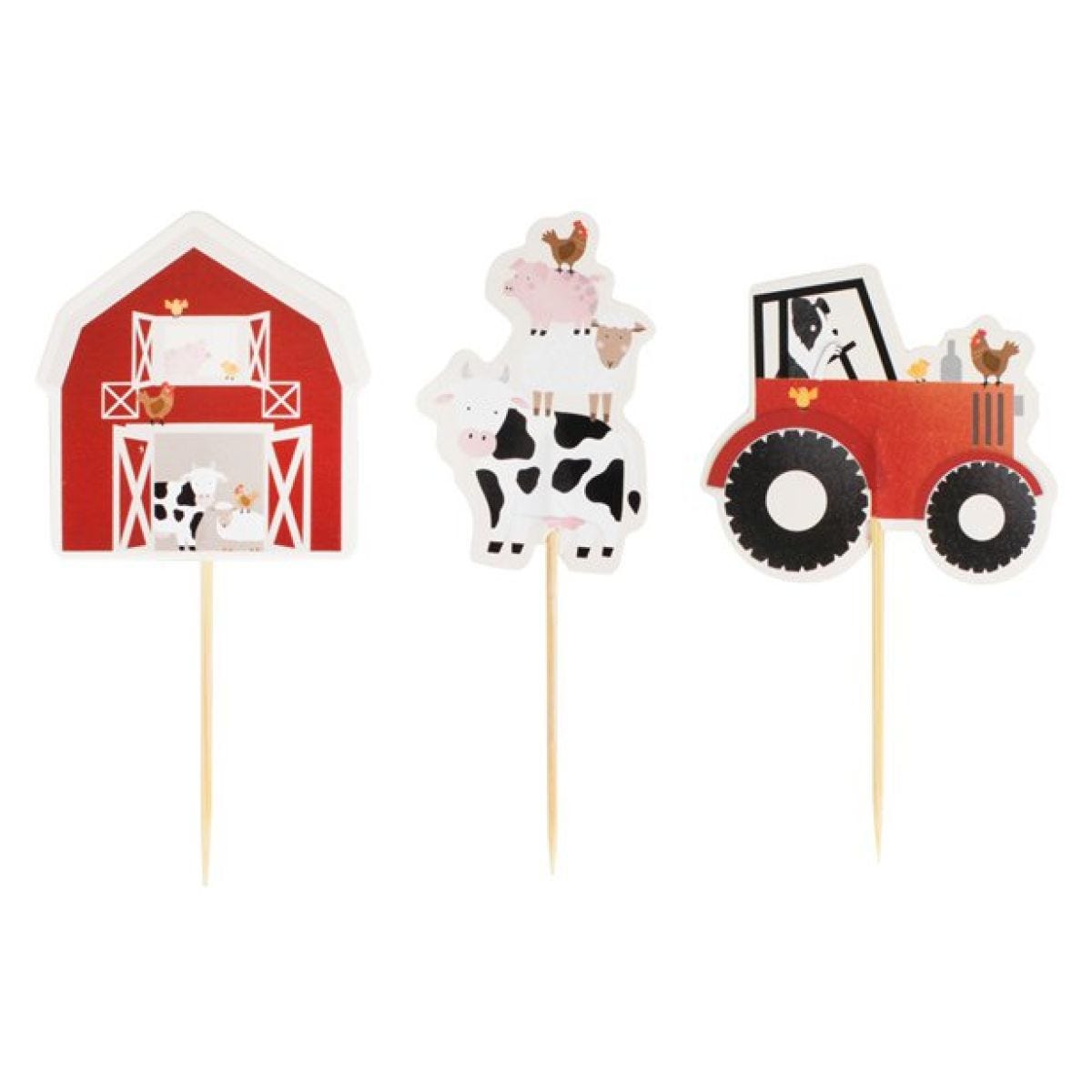 Farm Friends Cupcake Toppers