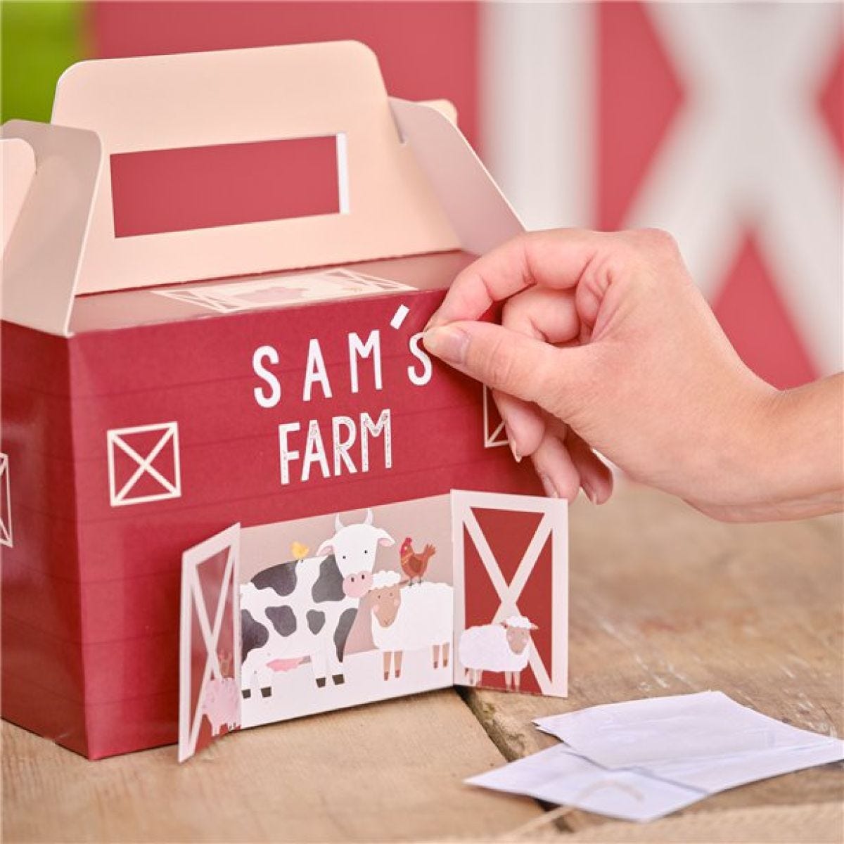 Farm Friends Customisable Barn Party Boxes