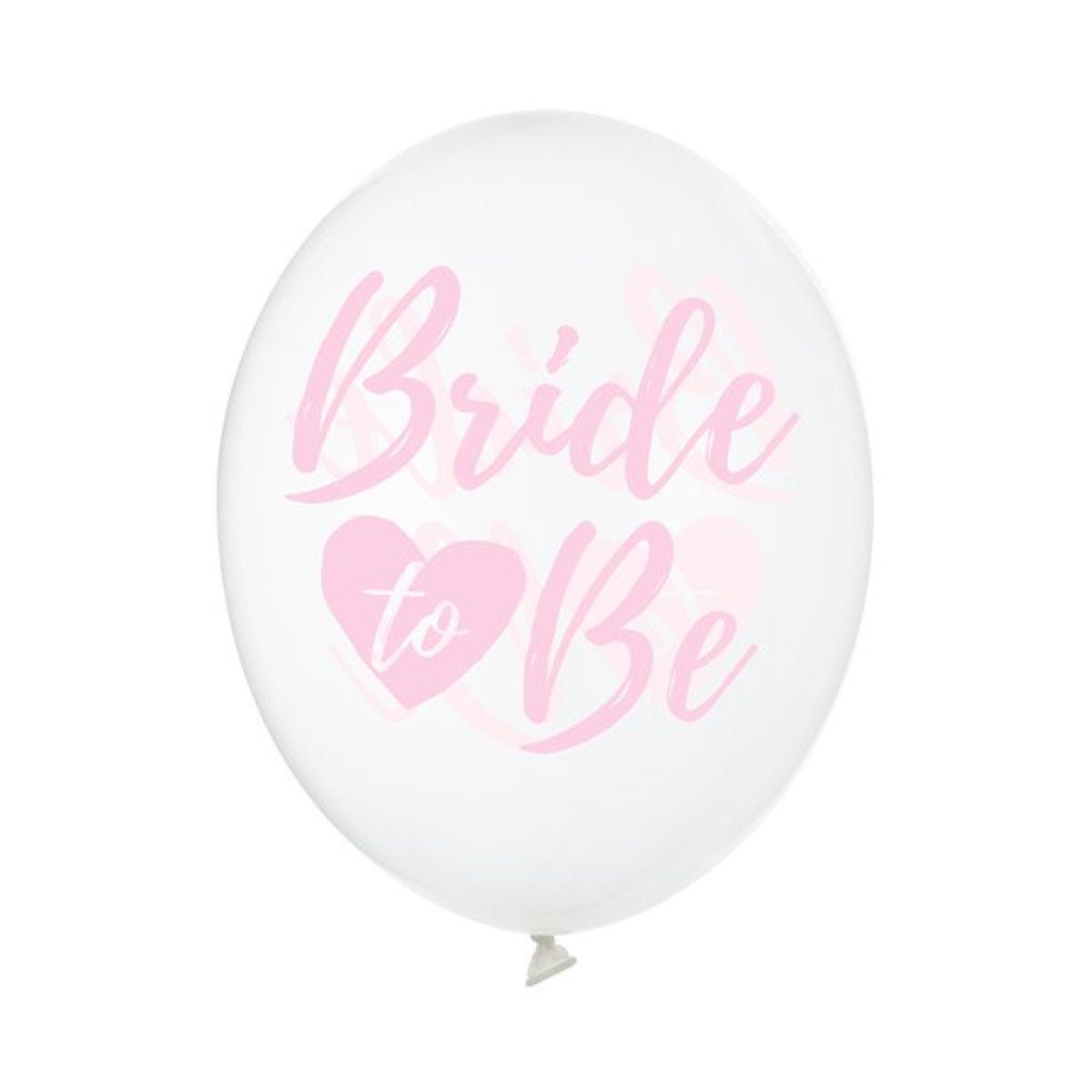 Bride To Be Clear Latex Balloons - 12"