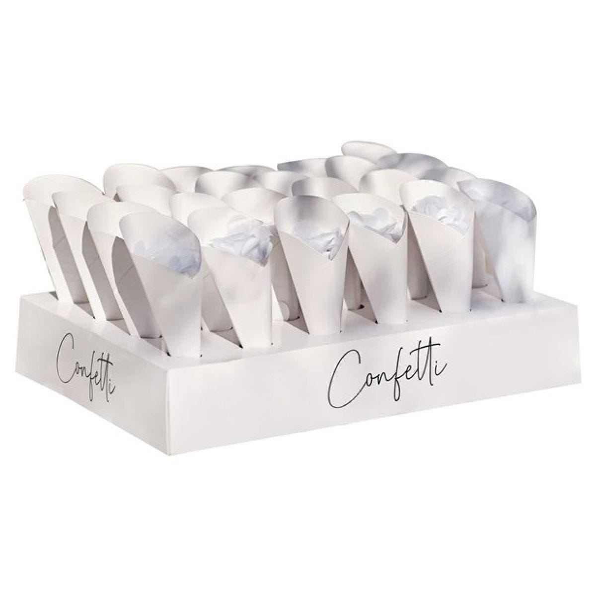 Secret Garden Confetti Tray With Paper Cones