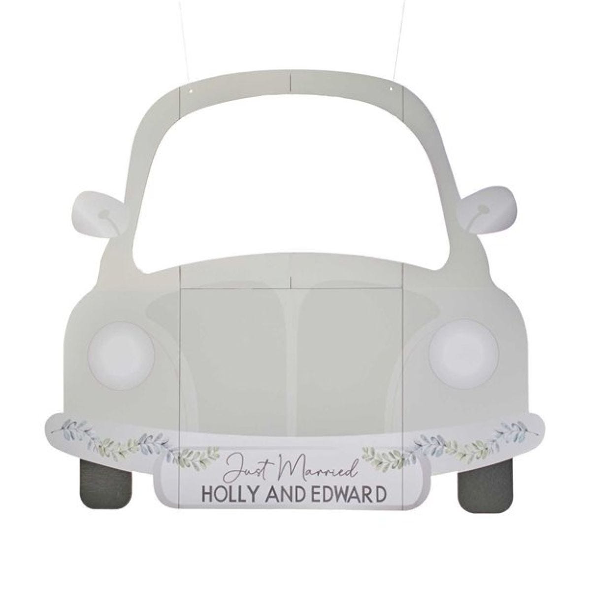 Secret Garden Customisable Wedding Car Photobooth Frame