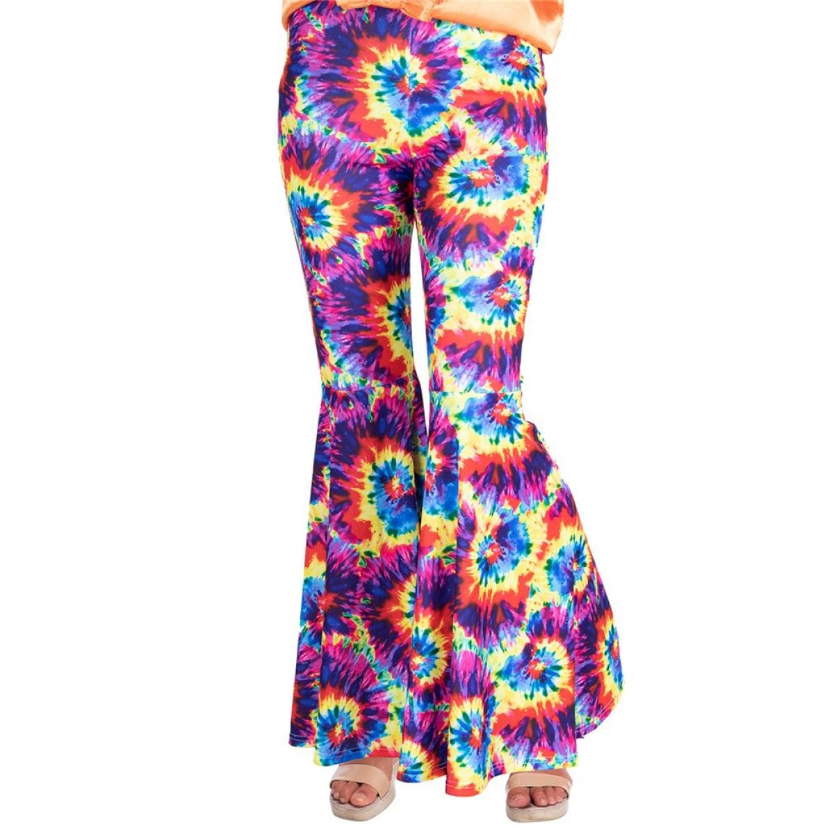 Rainbow Tie Dye Flares - Adult Costume