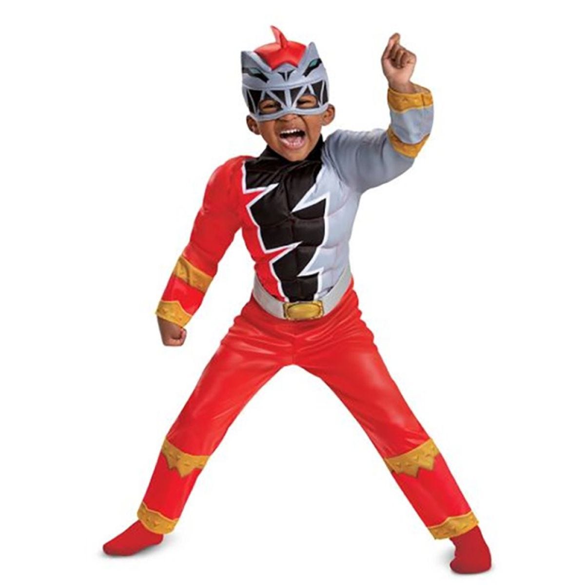 Red Power Ranger Dino Fury - Child Costume