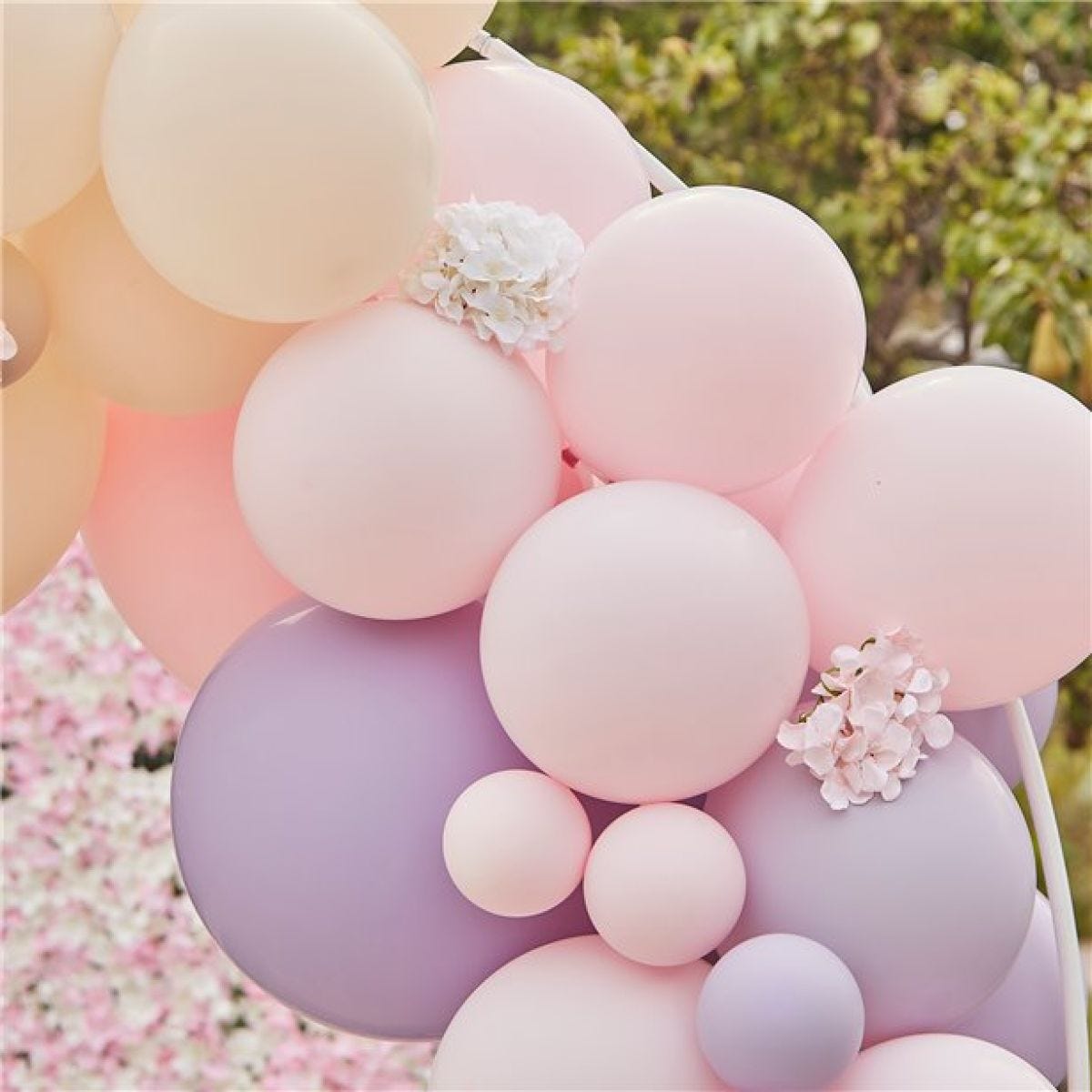 Pink & Lilac Mix Balloon Arch