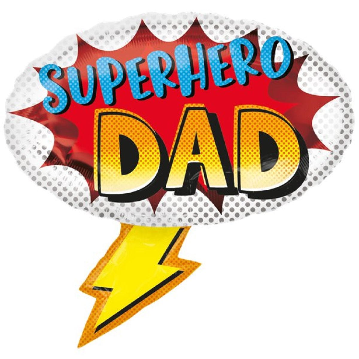 Superhero Dad SuperShape Balloon - 27" Foil