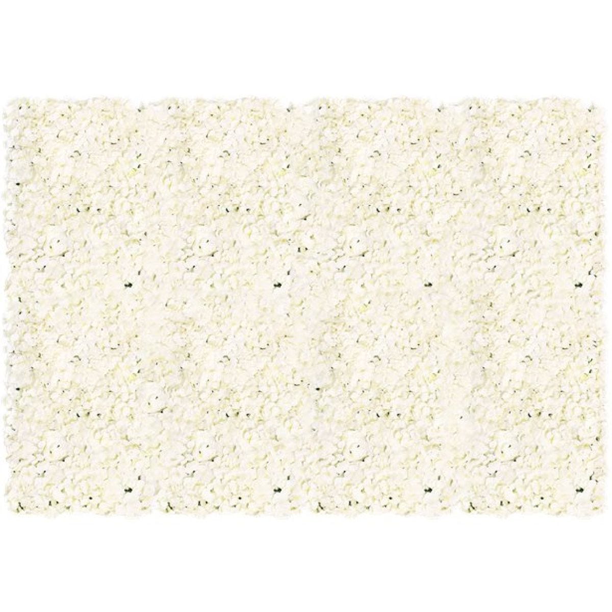 Cream Hydrangea Flower Wall Kit - 8 panels