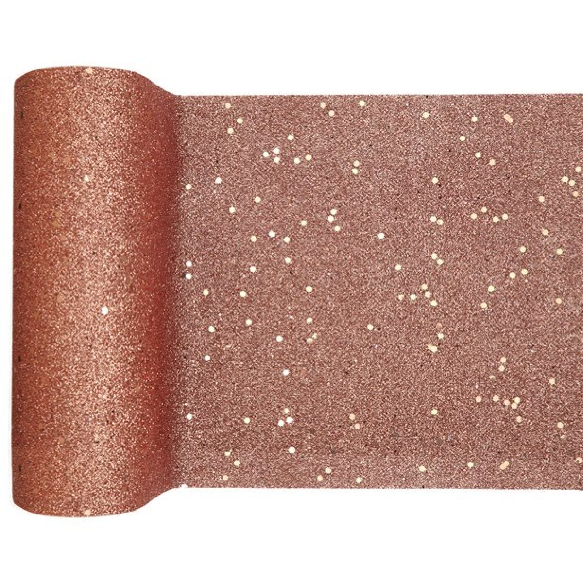 Rose Gold Glitter Table Runner