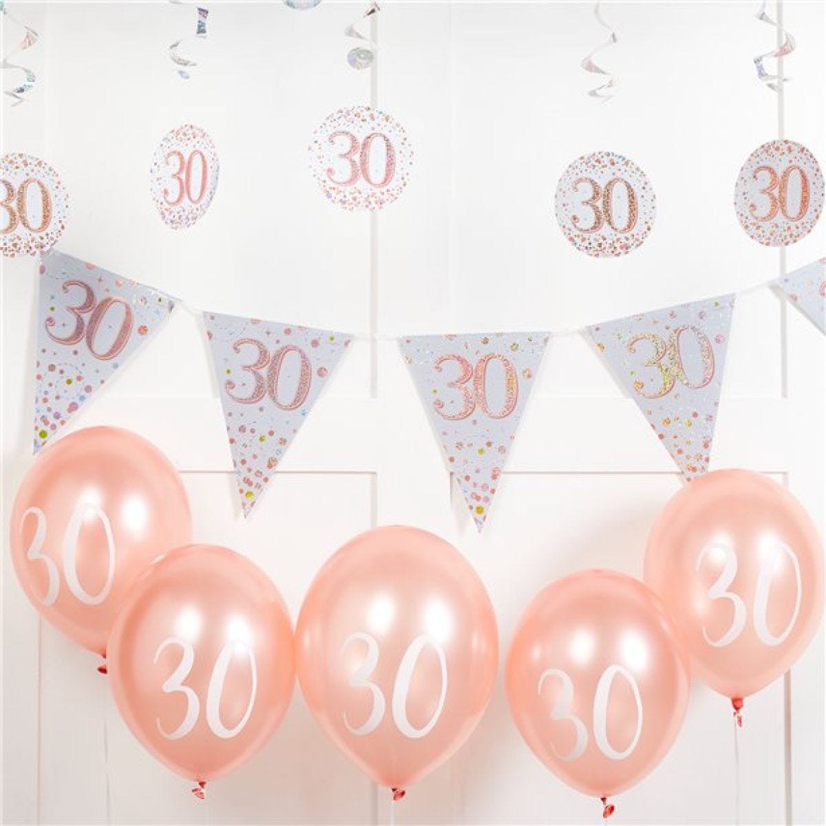 Sparkling Fizz 30th Birthday Decorating Kit - Value