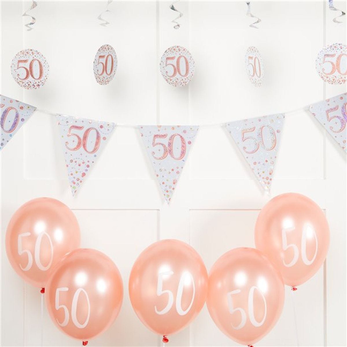 Sparkling Fizz 50th Birthday Decorating Kit - Value