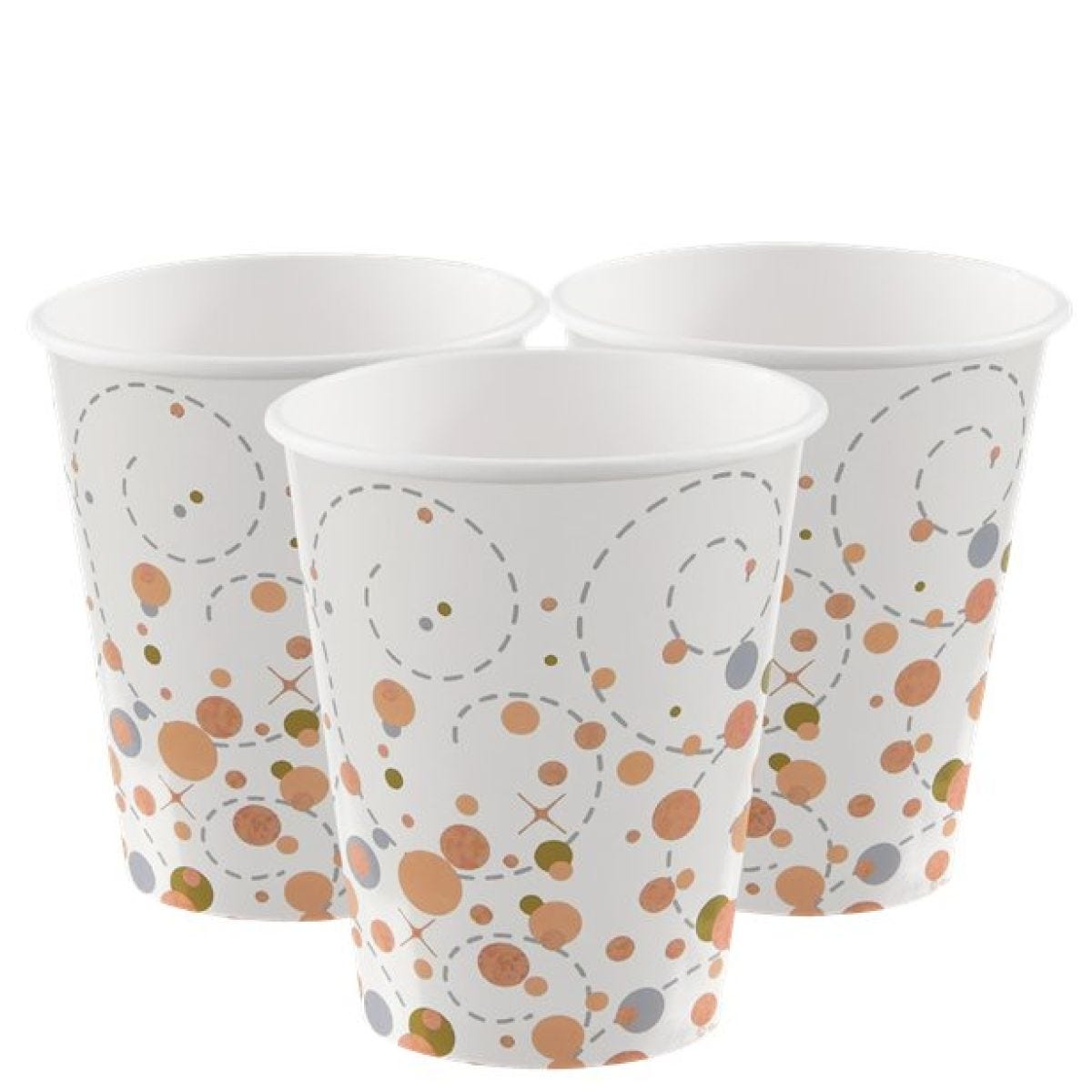 Sparking Fizz Paper Cups - 266ml (8pk)