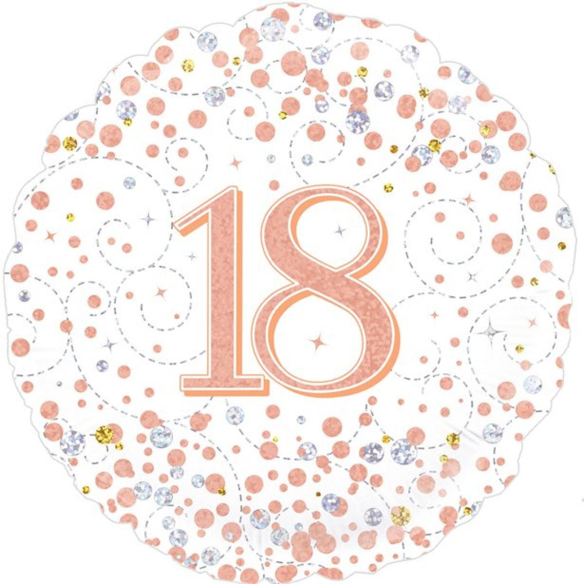 Sparking Fizz 18th Foil Balloon - 18"
