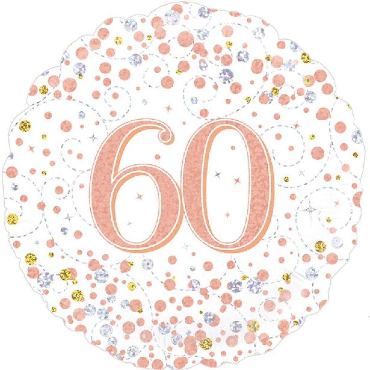 Sparking Fizz 60th Foil Balloon - 18"