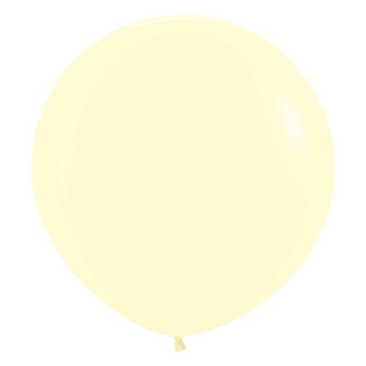 Pastel Matte Yellow Balloons - 24" Latex