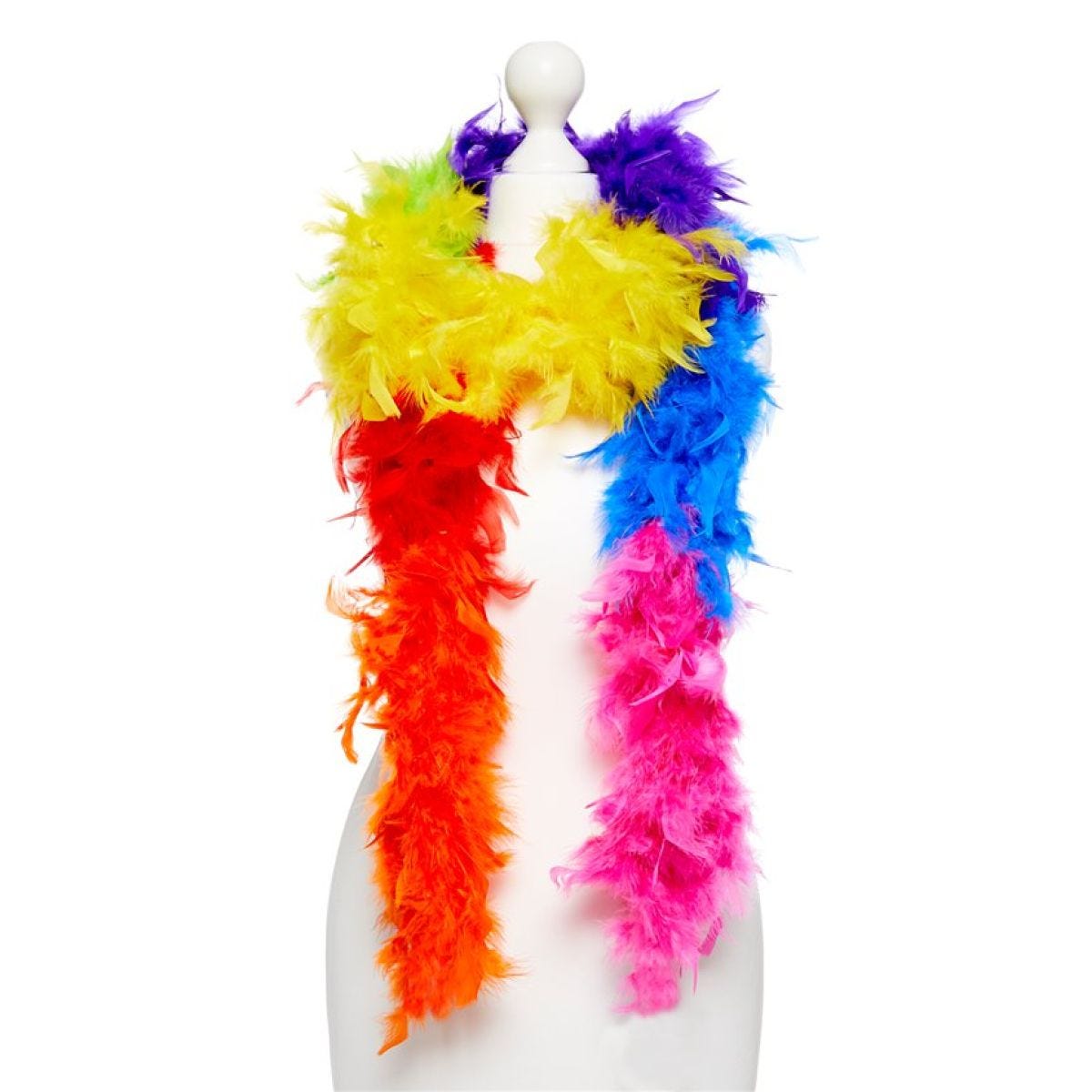 Rainbow Pride Feather Boa