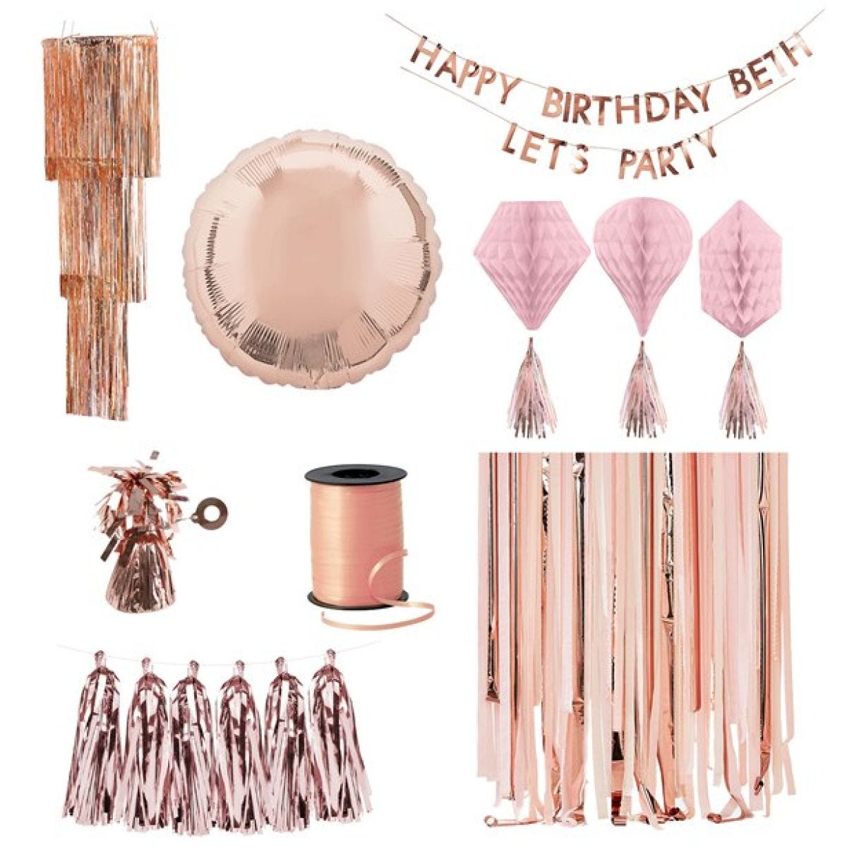 Rose Gold Decorating Kit