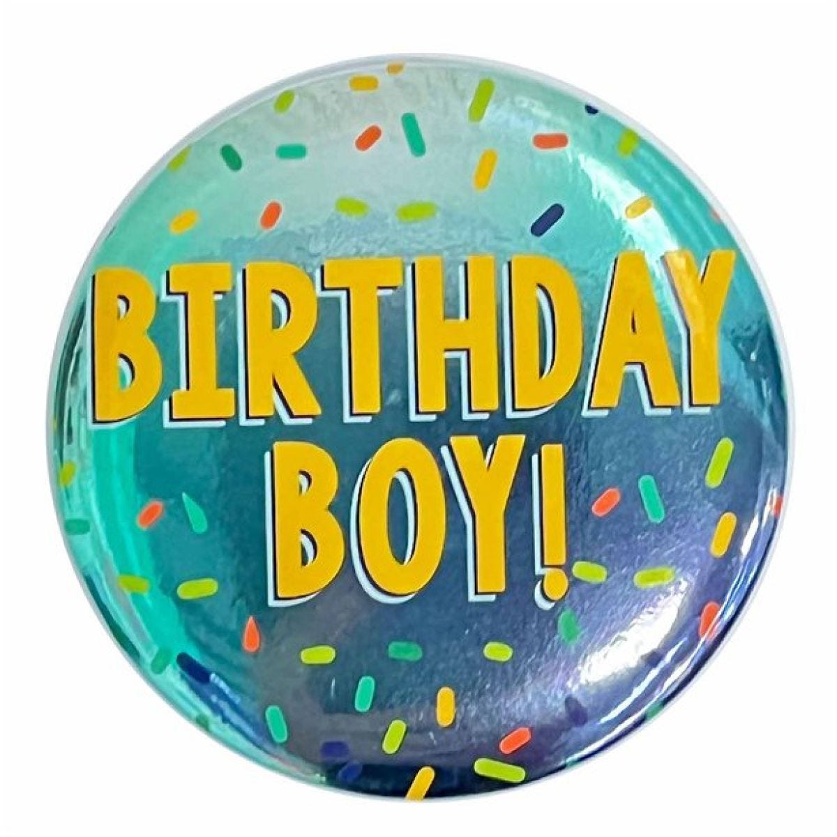 Birthday Boy Blue Badge - 6cm