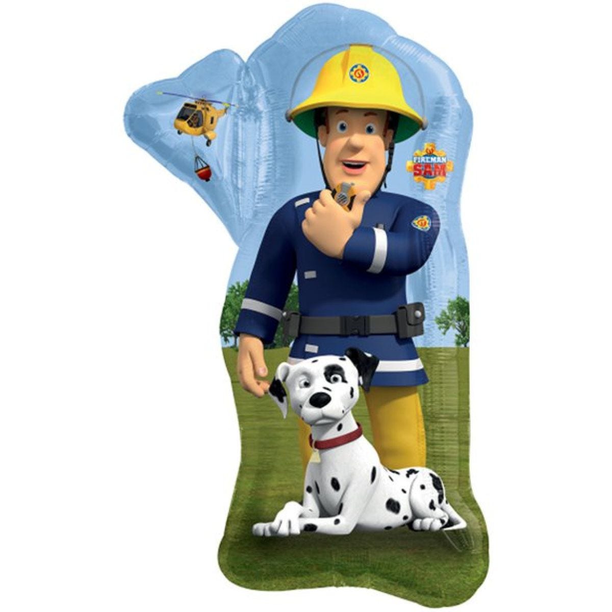 Fireman Sam Supershape Foil Balloon - 33"