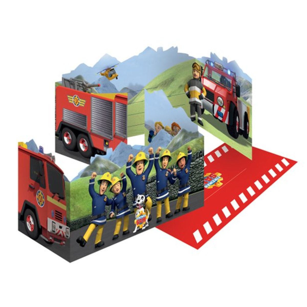 Fireman Sam Invitations & Envelopes (8pk)
