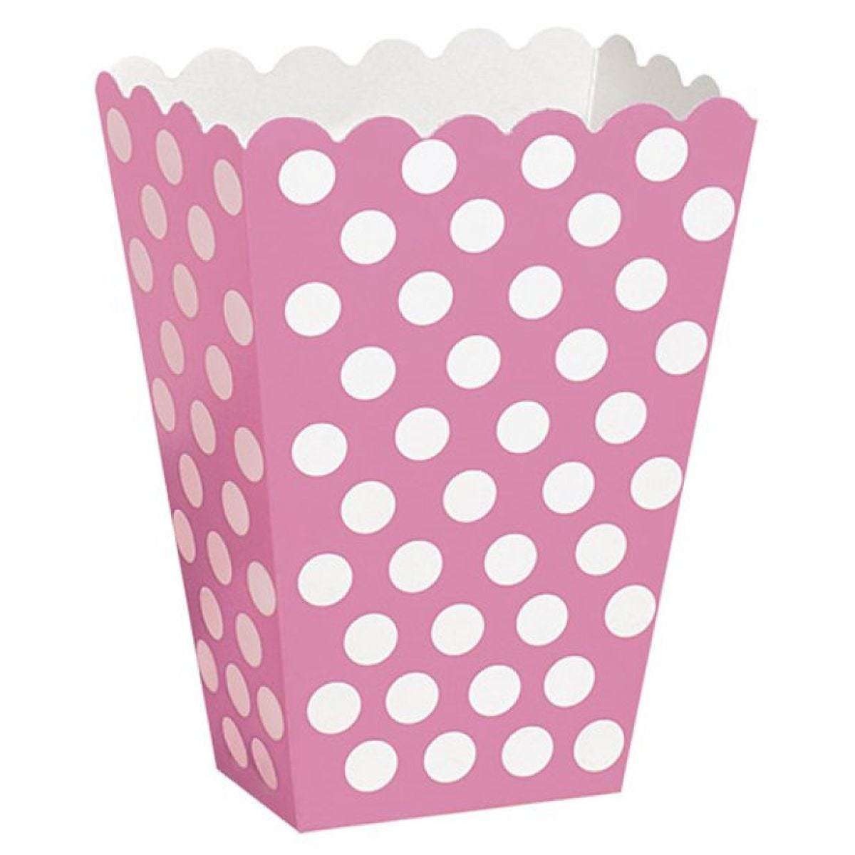 Pink Polka Dot Treat Boxes