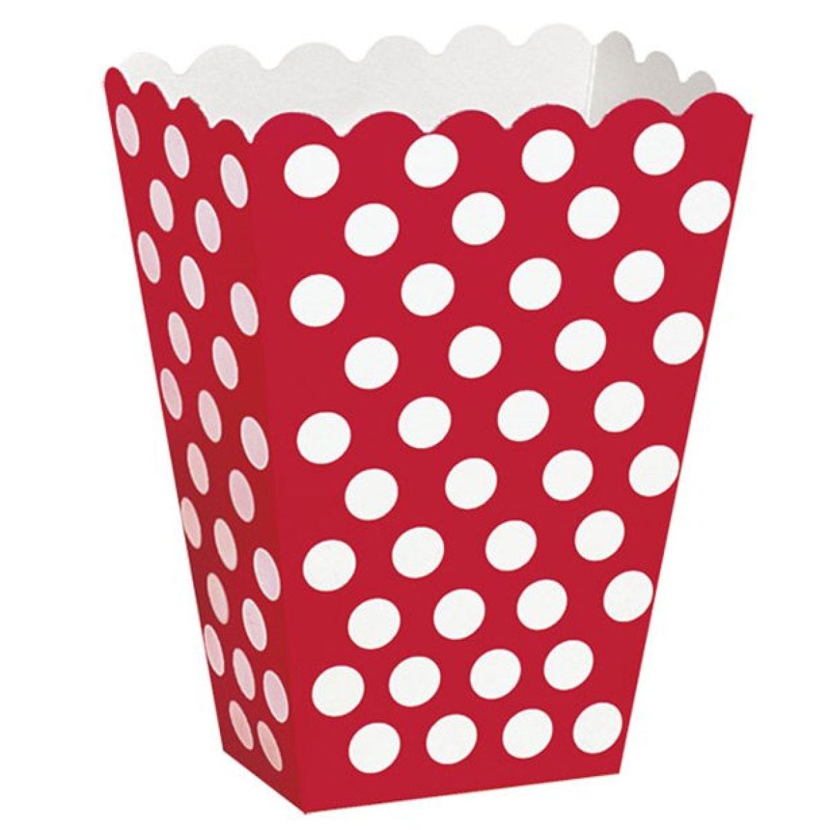 Red Polka Dot Treat Boxes