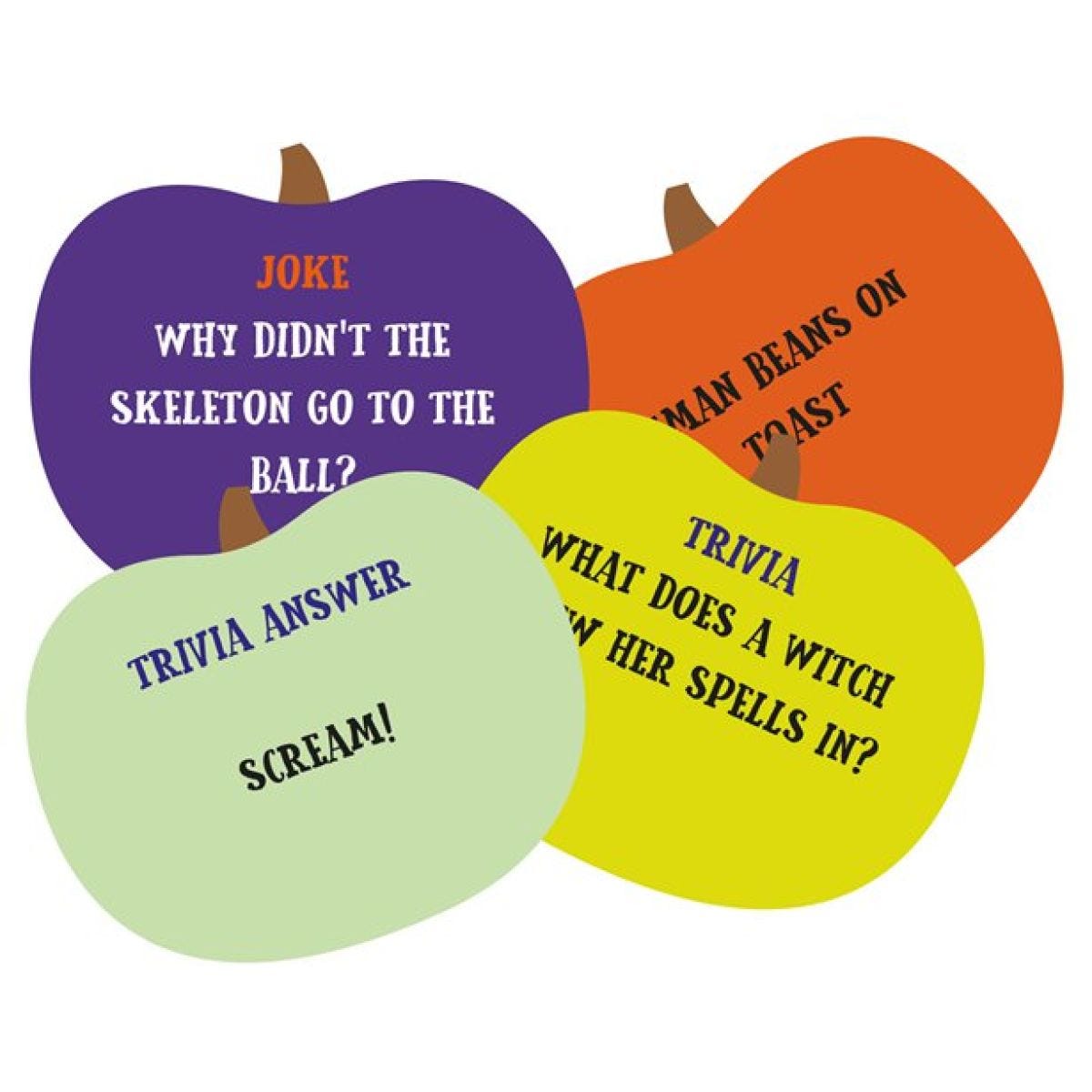 Kids Halloween Joke & Trivia Cards