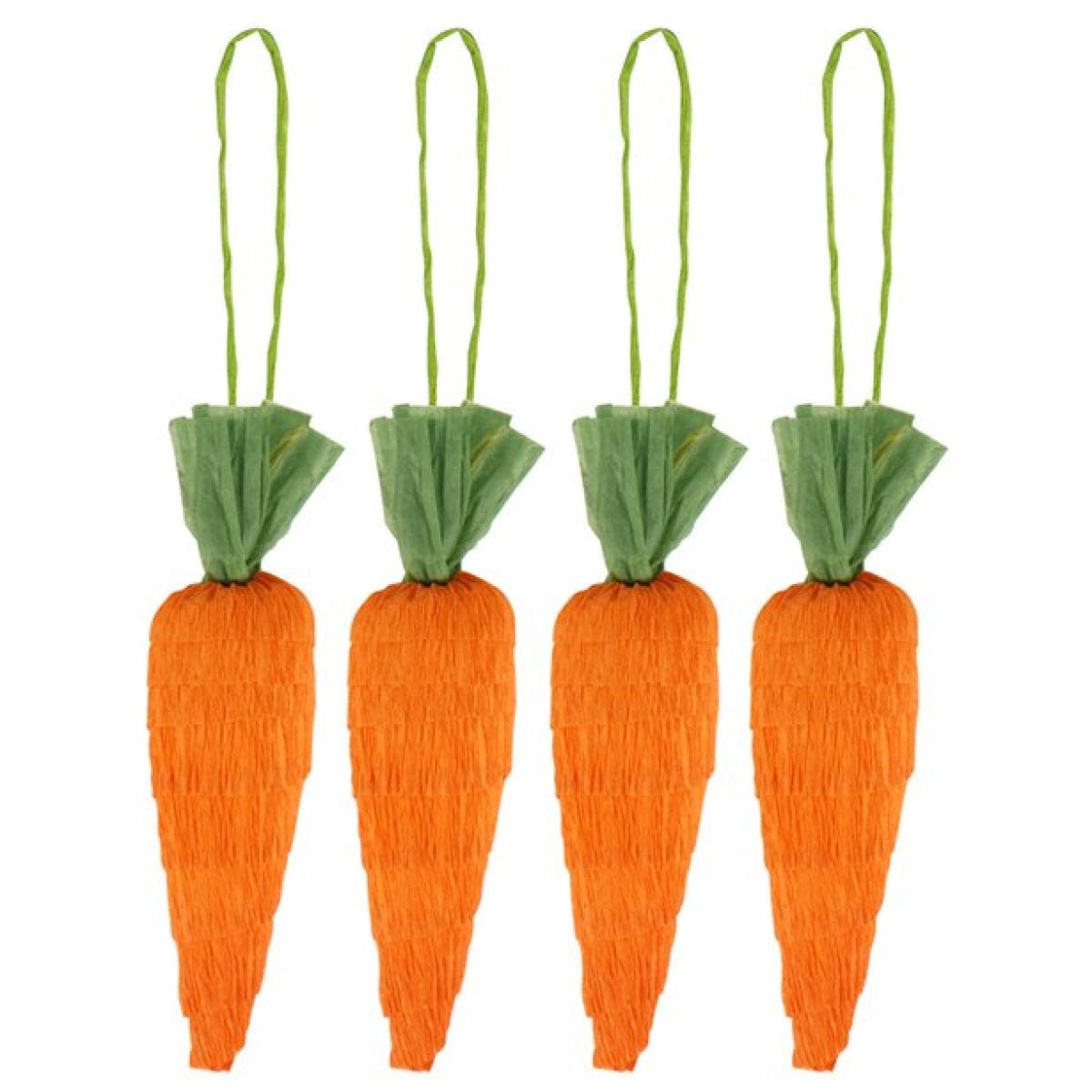 Hanging Carrots - 8cm (4pk)