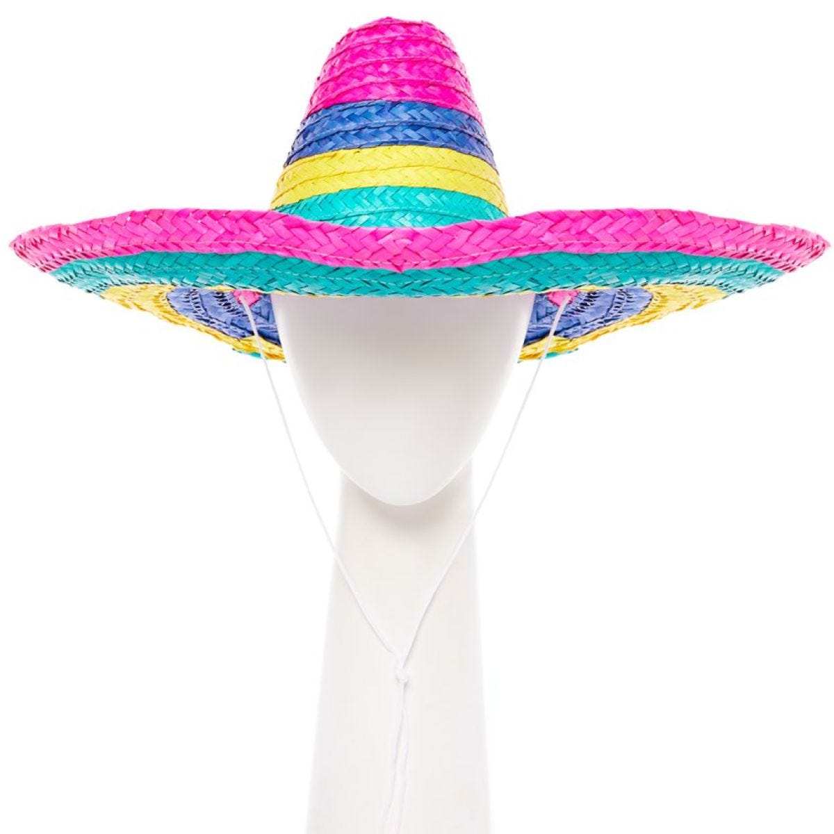 Multicoloured  Mexican Sombrero