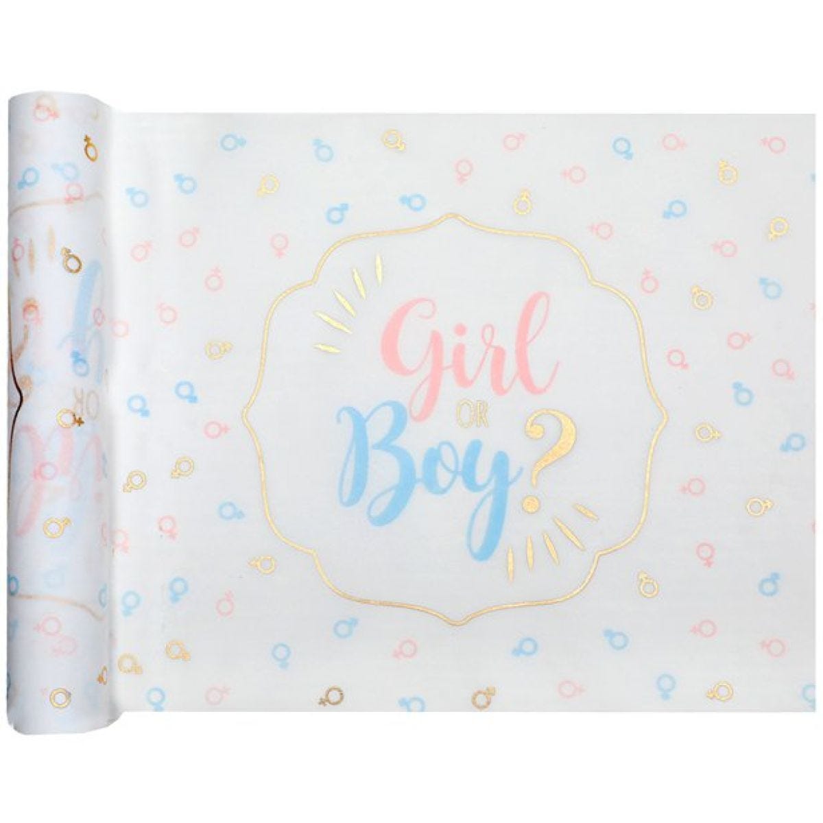 Girl or Boy Fabric Table Runner - 3m