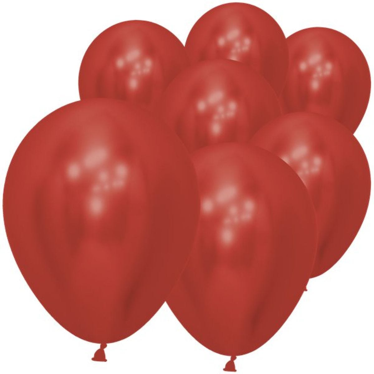 Reflex Crystal Red Sempertex Latex Balloons - 5"